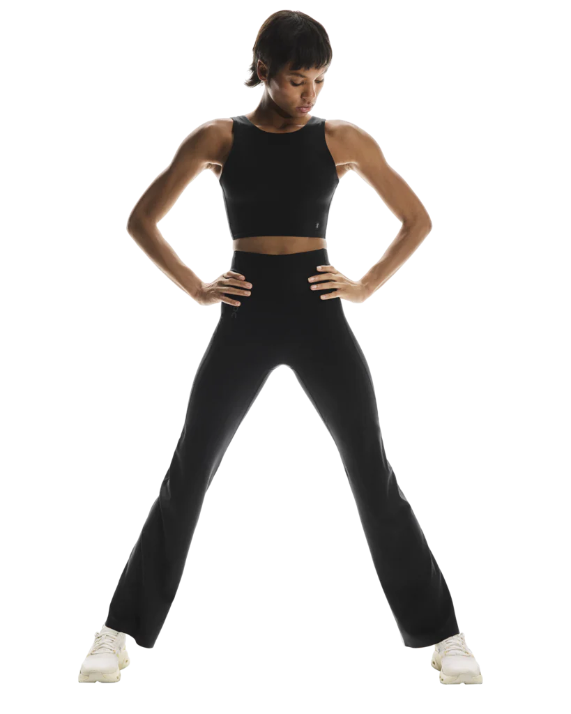 30" Studio Flared Tights W | Black - Image 6