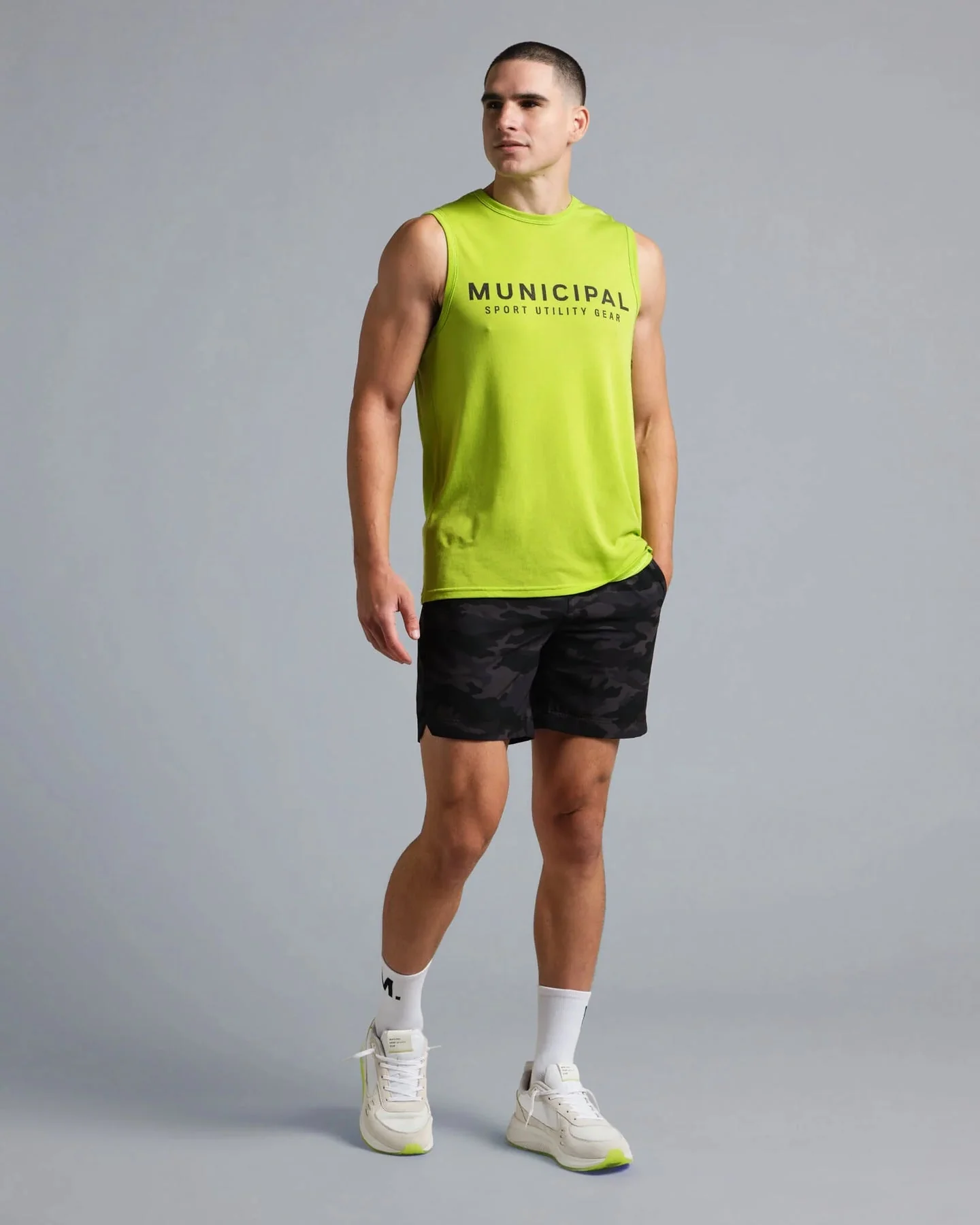 4:AM Club Training Short M | Night Camo - Image 4