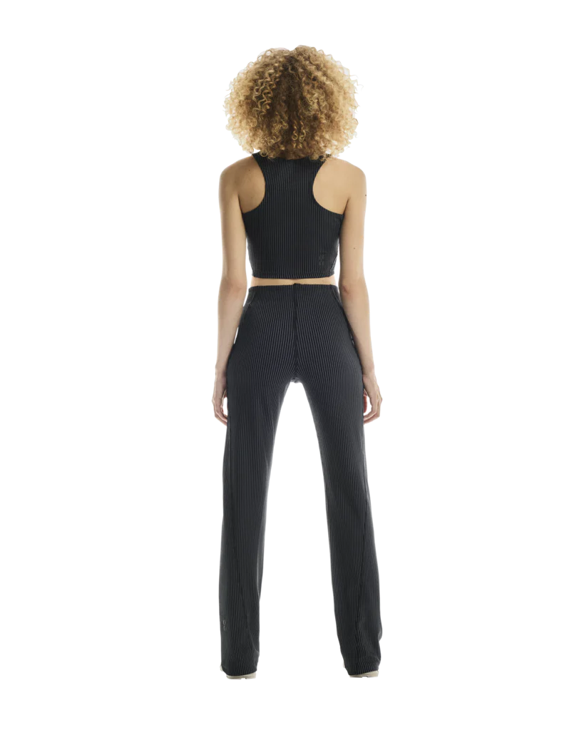 All-Day Ribbed Crop W | Black | Rock - Image 4