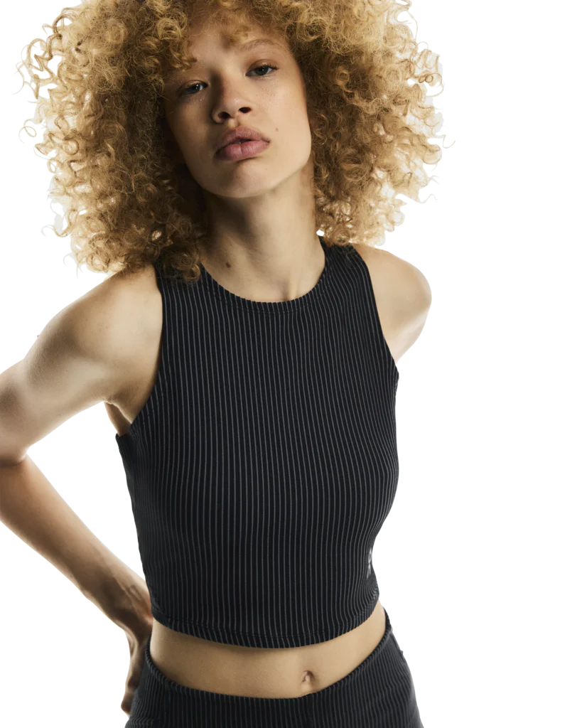 All-Day Ribbed Crop W | Black | Rock - Image 5