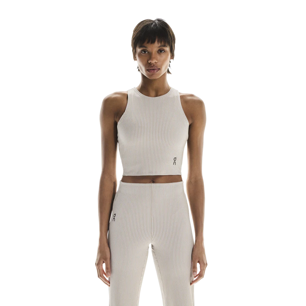 All-Day Ribbed Crop W | Desert | White - Image 2