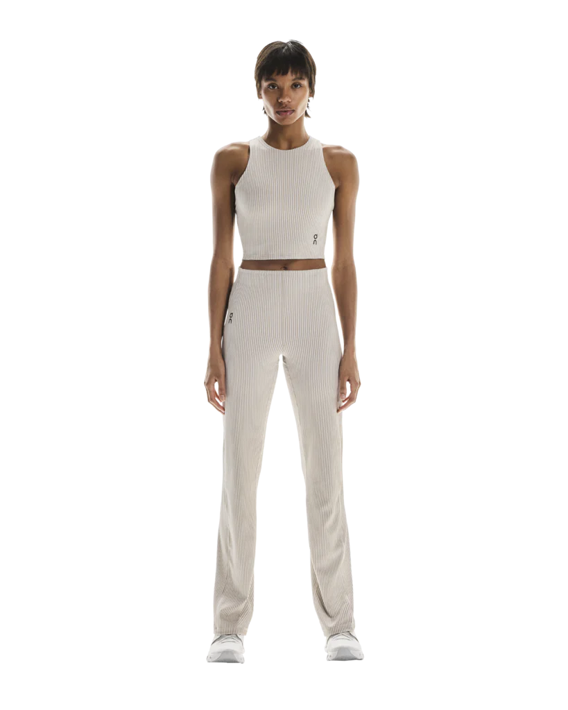All-Day Ribbed Crop W | Desert | White - Image 3