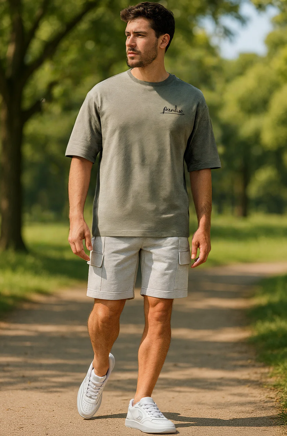 CARGO BARMUDA REFLECTIVE M | Grey - Image 3