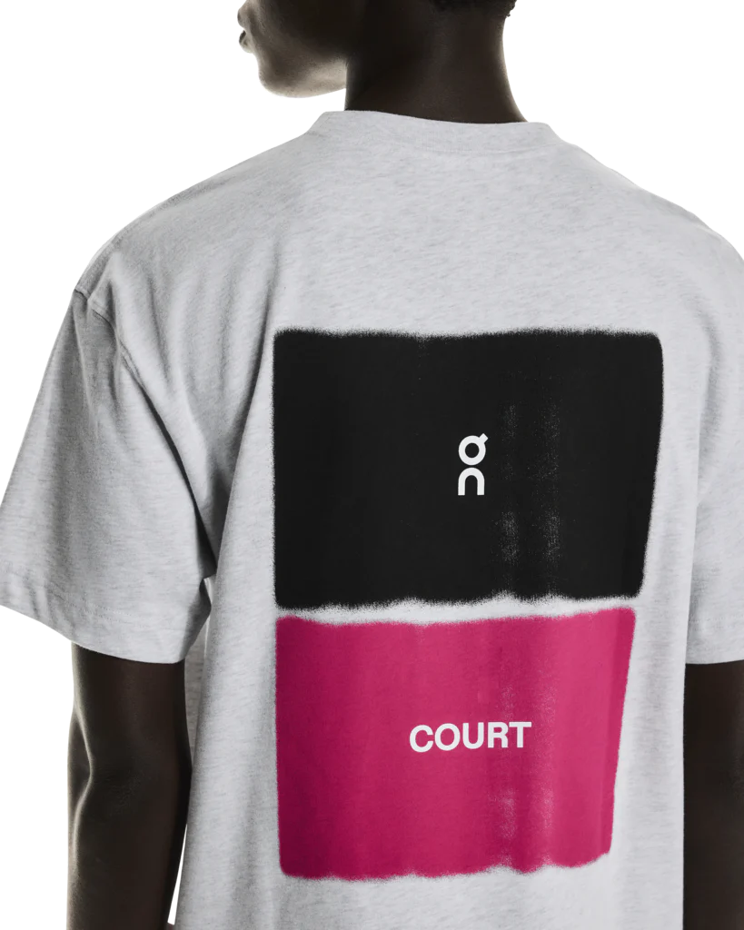 Club-T Court M | Heather Gray | Pink - Image 6