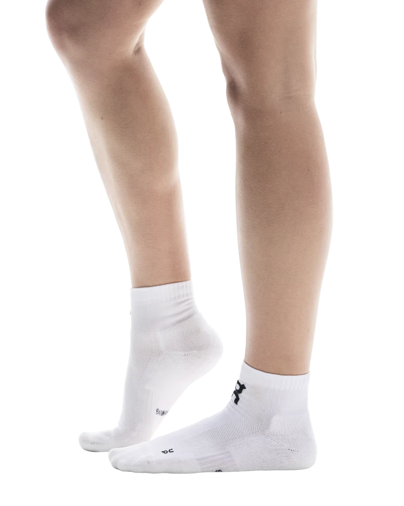 Core Run Sock Mid 2P U | White - Image 3