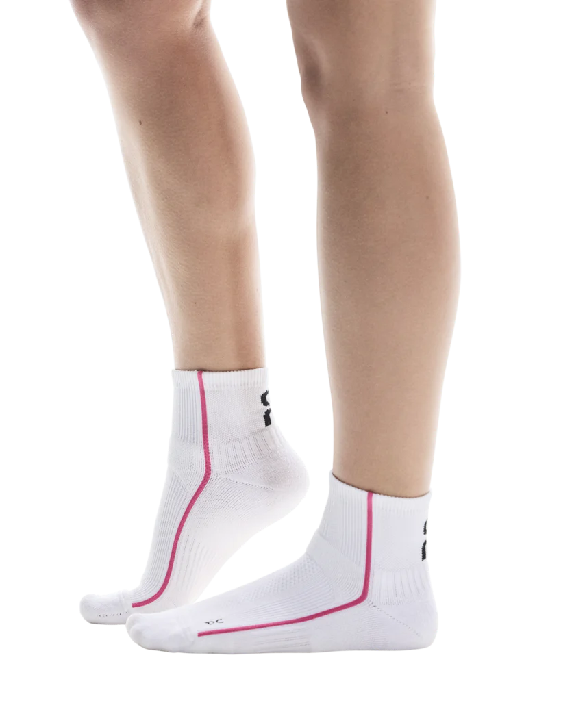 Court Mid Sock U | White | Pink - Image 3