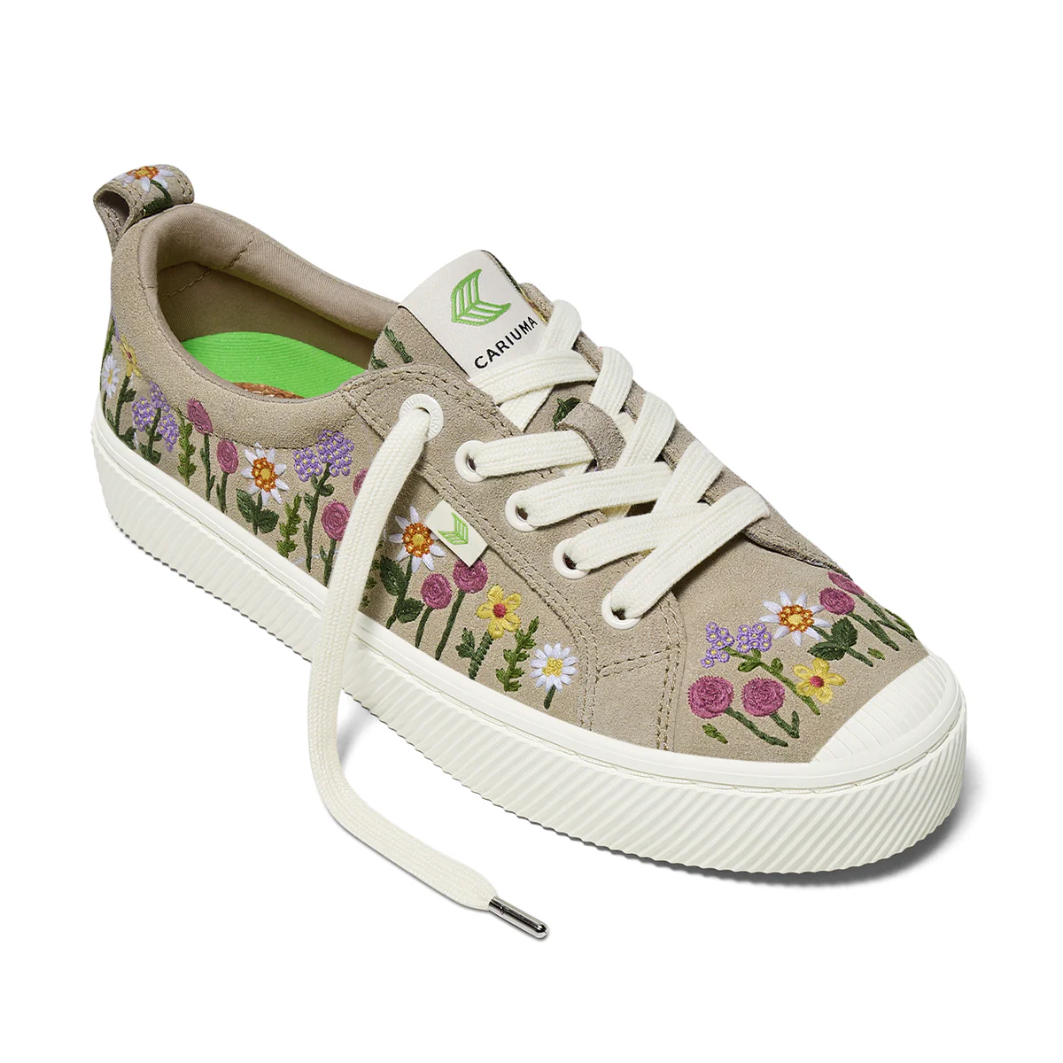 OCA Low W | Sand Embroidered Flowers - Image 2