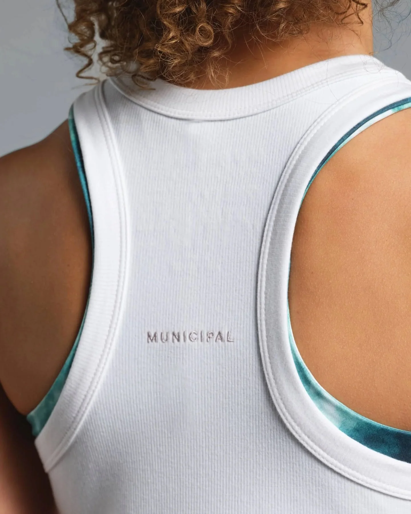 Rib Knit Tank W | White - Image 3