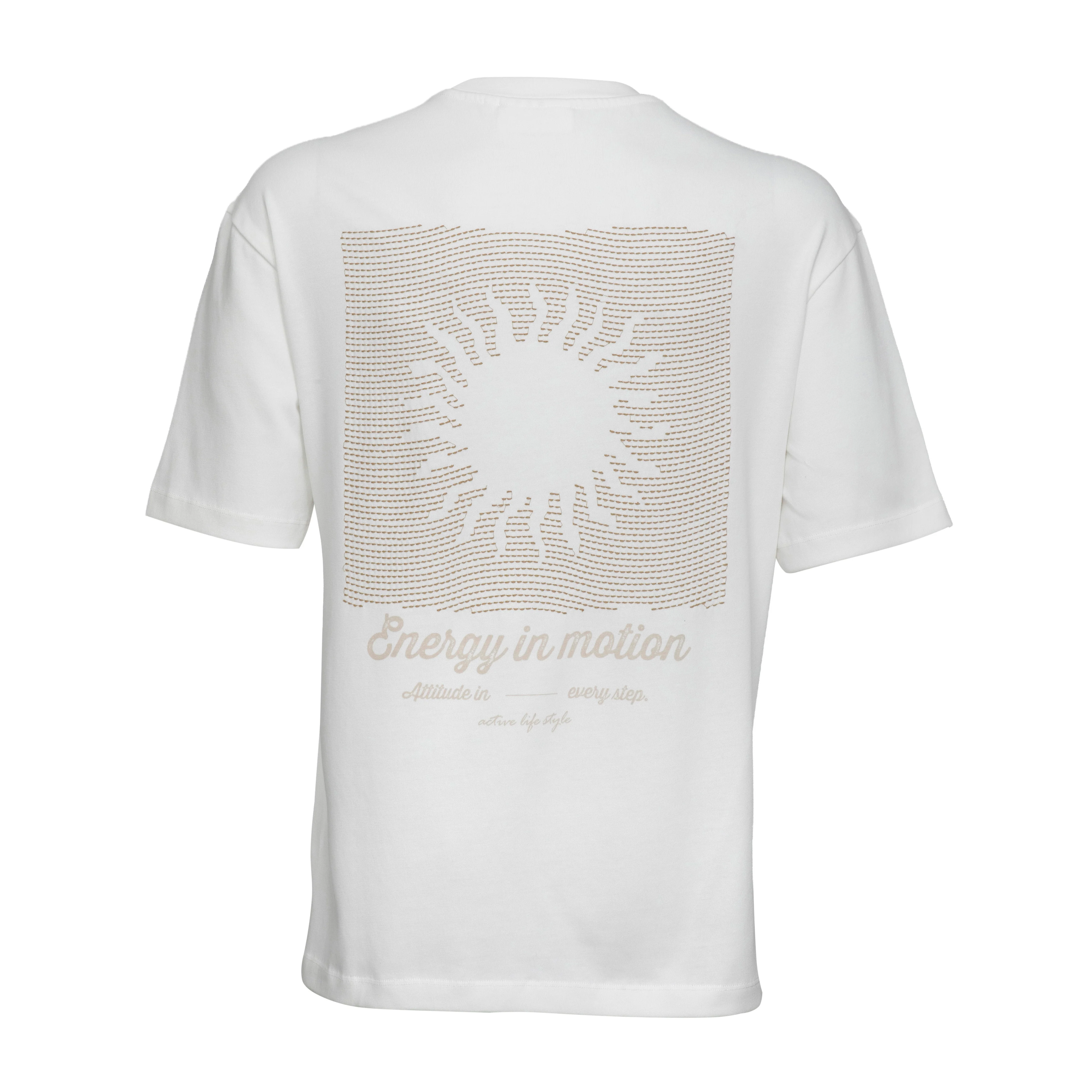 T SUN EMB M | Cream - Image 2
