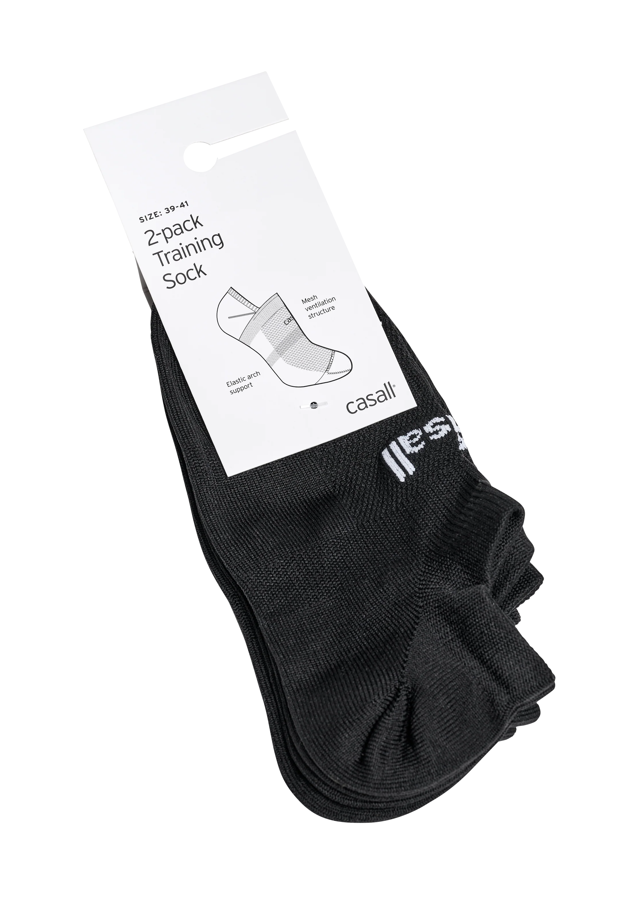 Training Sock 2-pack W | Black - Image 2