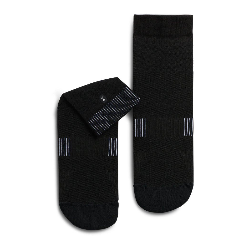 Ultralight Mid Sock W | Black | White - Image 2