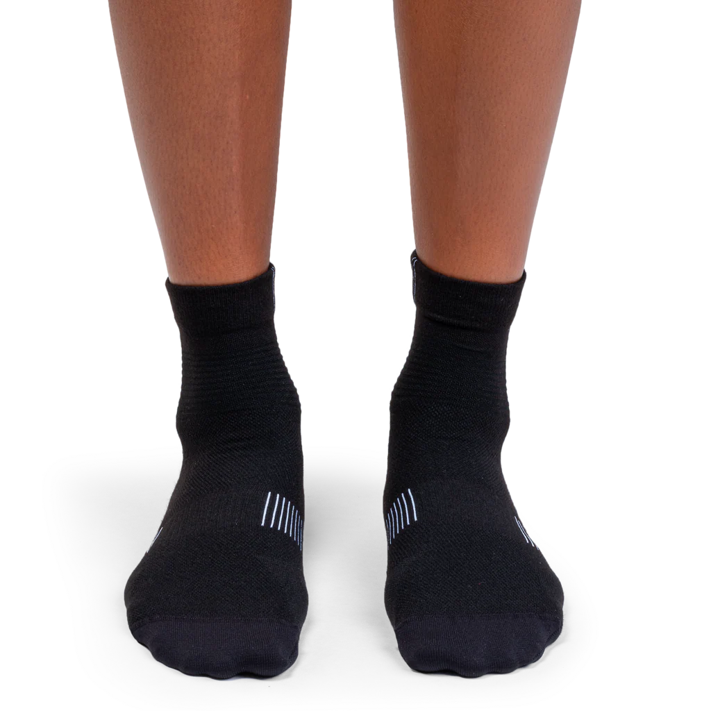 Ultralight Mid Sock W | Black | White - Image 3