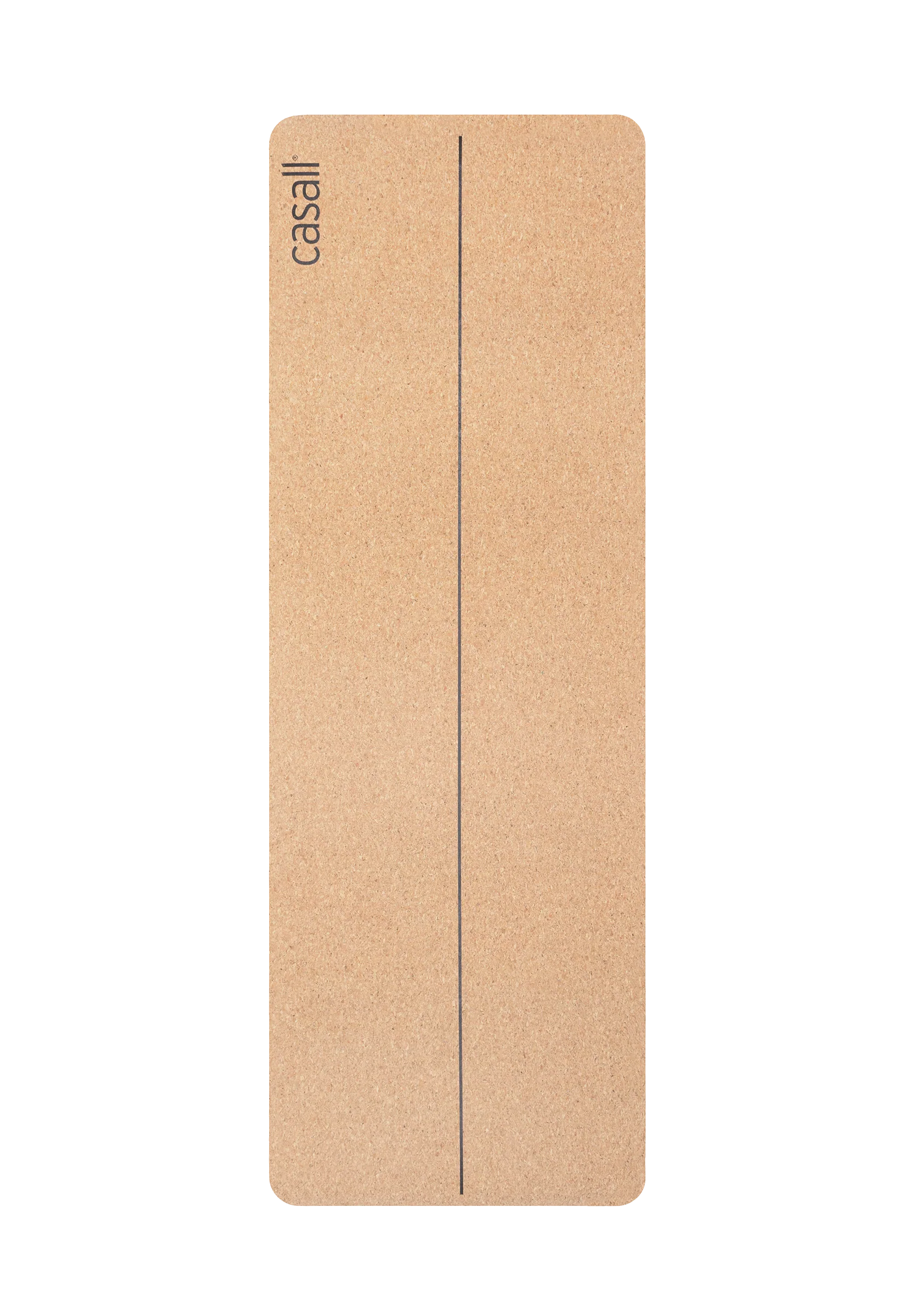 Yoga mat natural cork 5mm U | Natural cork/black - Image 5